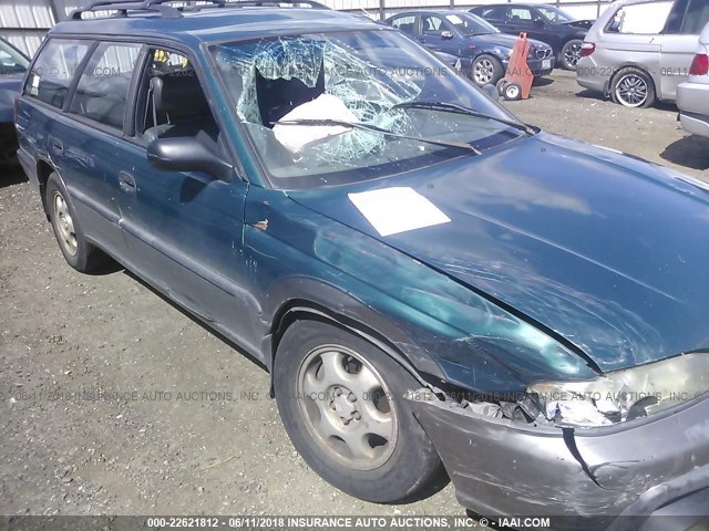 4S3BG6852T7388898 - 1996 SUBARU LEGACY OUTBACK GREEN photo 6