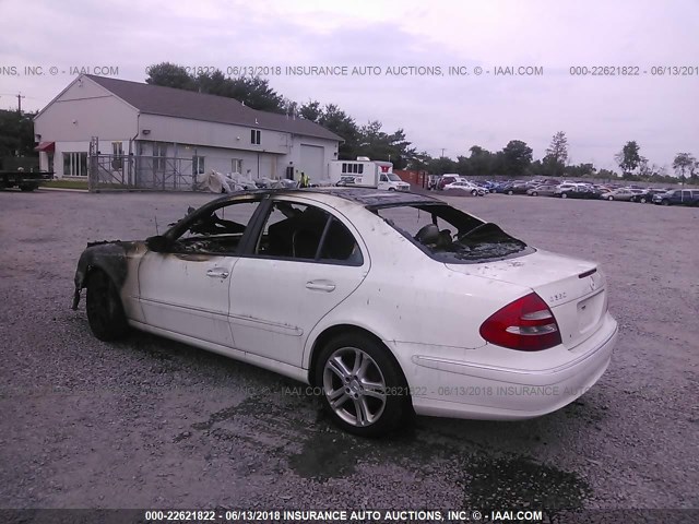 WDBUF87J16X204298 - 2006 MERCEDES-BENZ E 350 4MATIC WHITE photo 3