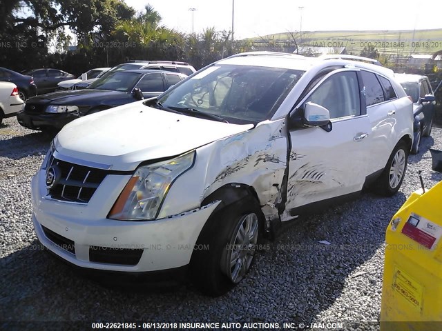 3GYFNAEY8BS583648 - 2011 CADILLAC SRX LUXURY COLLECTION WHITE photo 2