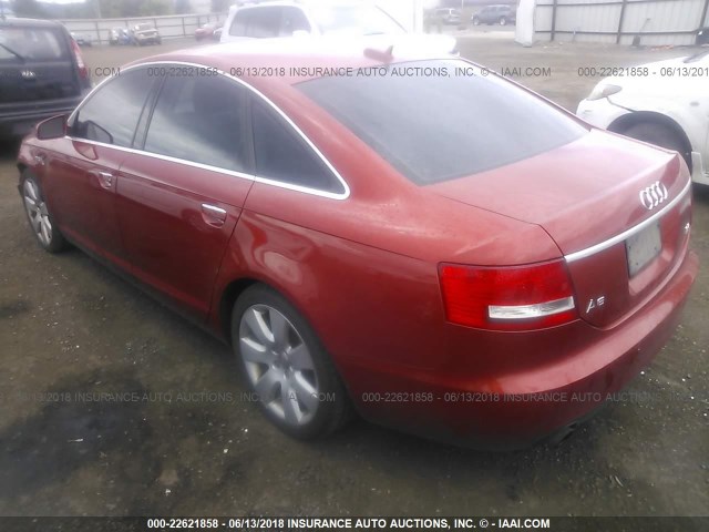 WAUDG74F85N069160 - 2005 AUDI A6 3.2 QUATTRO ORANGE photo 3