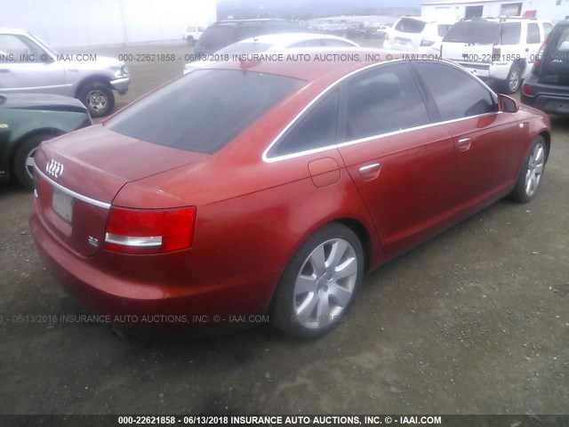 WAUDG74F85N069160 - 2005 AUDI A6 3.2 QUATTRO ORANGE photo 4