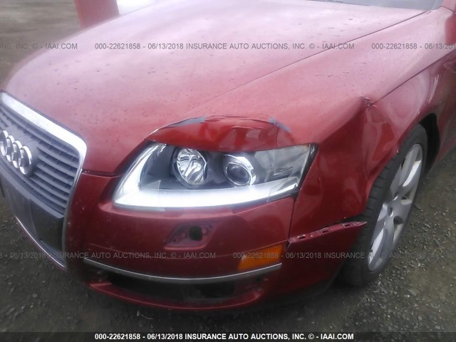 WAUDG74F85N069160 - 2005 AUDI A6 3.2 QUATTRO ORANGE photo 6