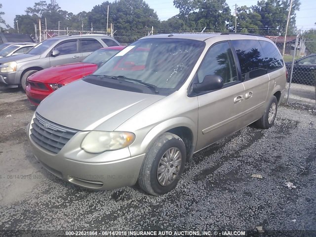 2A4GP44R17R248696 - 2007 CHRYSLER TOWN & COUNTRY LX GOLD photo 2