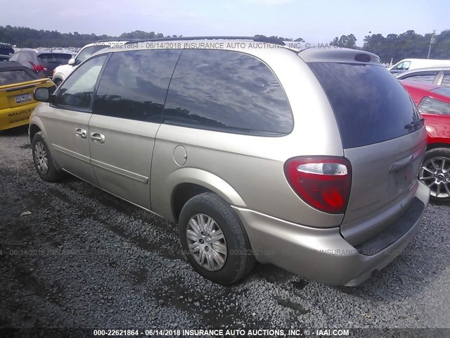 2A4GP44R17R248696 - 2007 CHRYSLER TOWN & COUNTRY LX GOLD photo 3