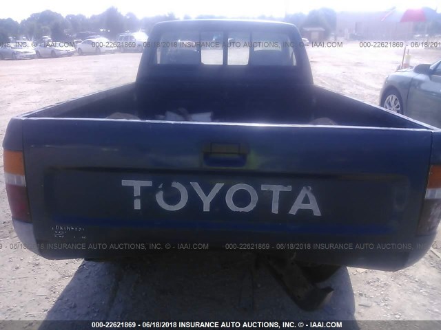 4TARN81A7NZ034899 - 1992 TOYOTA PICKUP 1/2 TON SHORT WHEELBASE STB BLUE photo 8