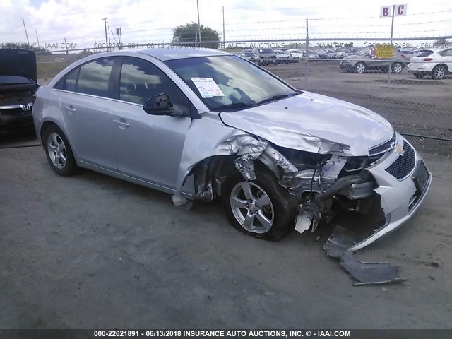 1G1PE5SC5C7245594 - 2012 CHEVROLET CRUZE LT SILVER photo 1