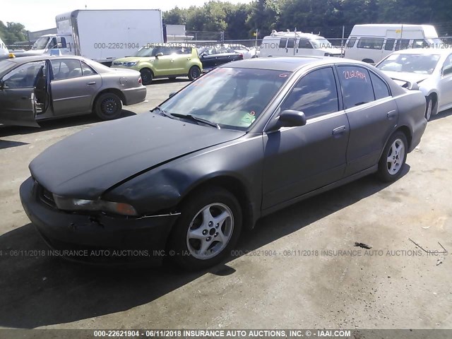 4A3AA46G23E079379 - 2003 MITSUBISHI GALANT ES/LS BLACK photo 2