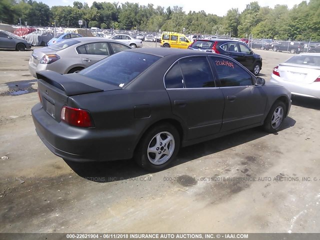 4A3AA46G23E079379 - 2003 MITSUBISHI GALANT ES/LS BLACK photo 4