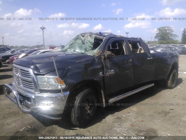 3C63RRHL6FG625441 - 2015 RAM 3500 SLT GRAY photo 2