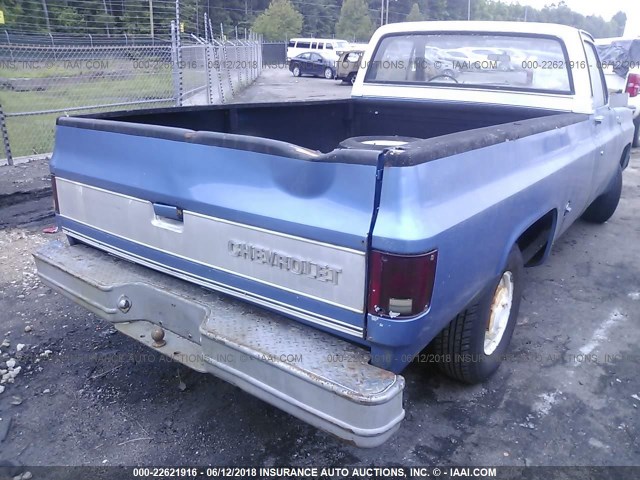 CCV144B120063 - 1974 CHEVROLET PICK UP BLUE photo 6