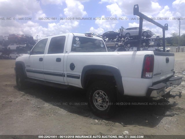 1GCHC23G81F119900 - 2001 CHEVROLET SILVERADO C2500 HEAVY DUTY WHITE photo 3