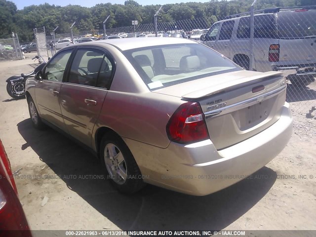 1G1ZT54834F140826 - 2004 CHEVROLET MALIBU LS 棕色 照片 3