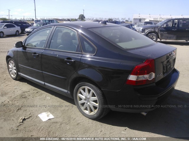 YV1MS682772307937 - 2007 VOLVO S40 T5 BLACK photo 3