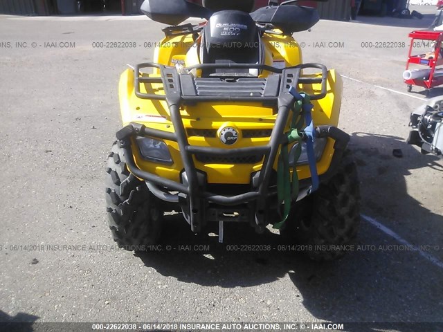 2BVEPCK127V000834 - 2007 CAN-AM OUTLANDER 500 XT YELLOW photo 5