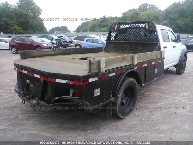 3D6WU7CL3BG637194 - 2011 DODGE 5500 4X4 CREWCAB ST/SLT/LARAMIE WHITE photo 4