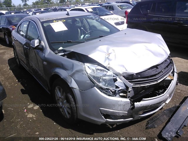 1G8ZS57N28F190256 - 2008 SATURN AURA XE GRAY photo 1