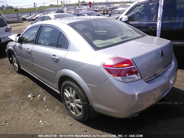 1G8ZS57N28F190256 - 2008 SATURN AURA XE GRAY photo 3