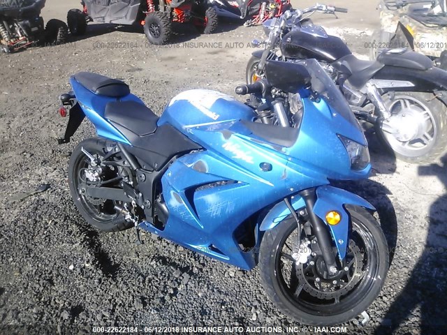 JKAEXMJ1XADA60861 - 2010 KAWASAKI EX250 J BLUE photo 1