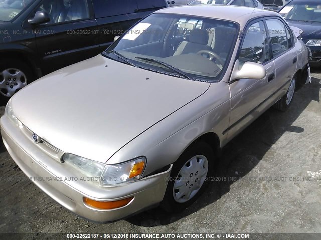 1NXBB02E6TZ471641 - 1996 TOYOTA COROLLA DX GOLD photo 2