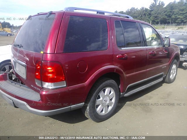 5LMEU78H93ZJ52848 - 2003 LINCOLN AVIATOR 红色 照片 4