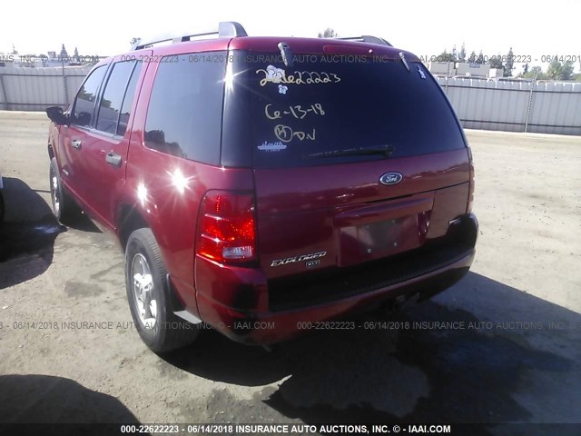 1FMZU63K95UB48364 - 2005 FORD EXPLORER XLT/XLT SPORT/NBX 红色 照片 3