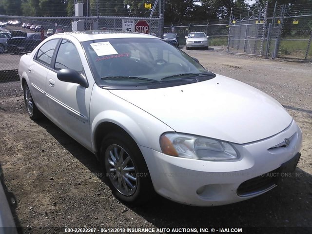 1C3EL56U41N525026 - 2001 CHRYSLER SEBRING LXI WHITE photo 1