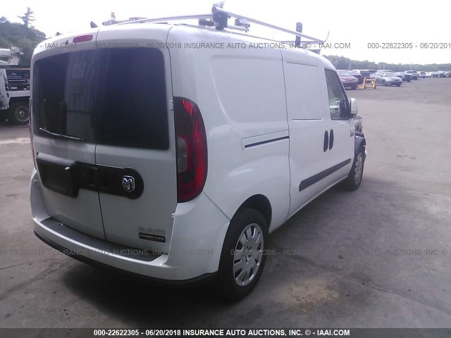 ZFBERFBT3G6C22602 - 2016 RAM PROMASTER CITY SLT 白色 照片 4