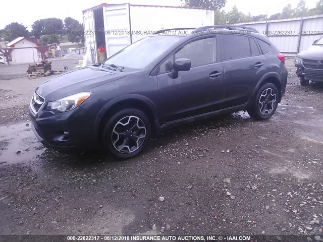 JF2GPAVC0D2857143 - 2013 SUBARU XV CROSSTREK 2.0 PREMIUM GRAY photo 2