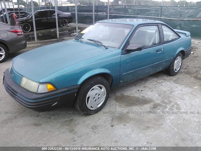 1G1JC1440R7337070 - 1994 CHEVROLET CAVALIER VL/RS BLUE photo 2