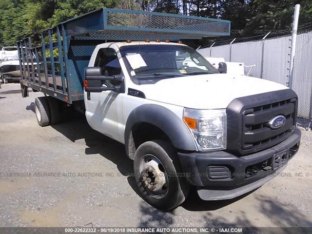 1FDUF5GY7BEA64191 - 2011 FORD F550 SUPER DUTY WHITE photo 1