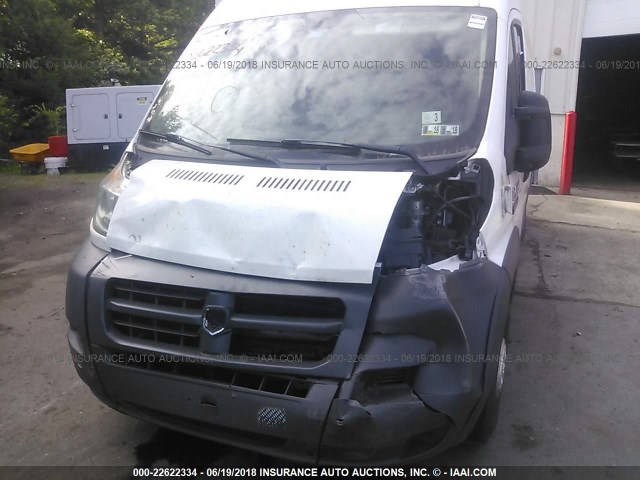 3C6TRVDG4GE100358 - 2016 RAM PROMASTER 2500 2500 HIGH WHITE photo 6
