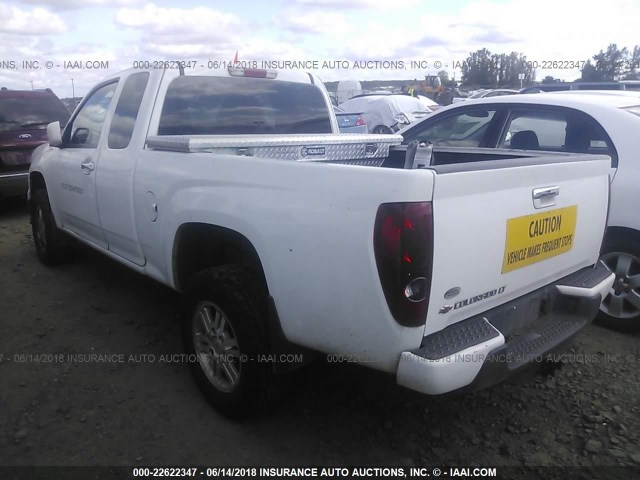 1GCKTCDE6A8122629 - 2010 CHEVROLET COLORADO LT WHITE photo 3