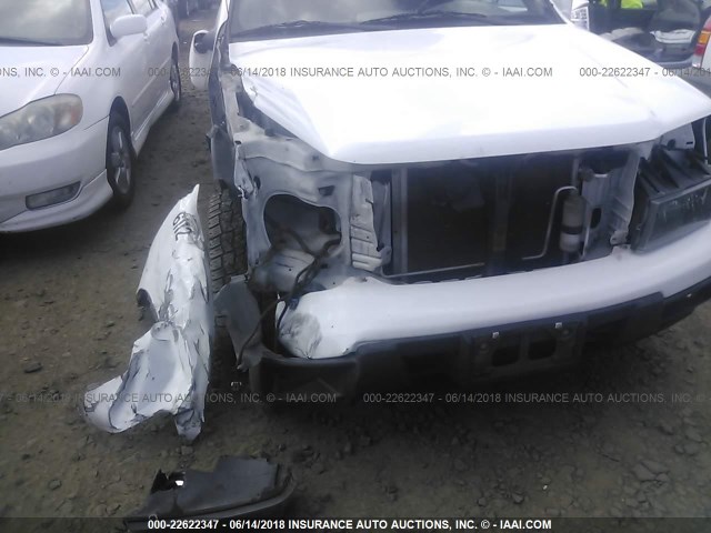 1GCKTCDE6A8122629 - 2010 CHEVROLET COLORADO LT WHITE photo 6