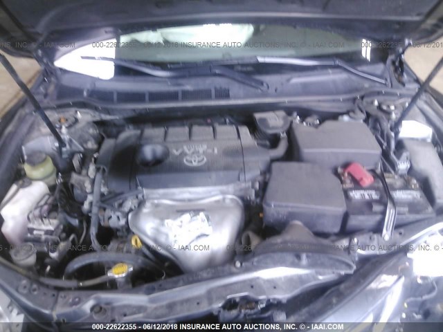 4T4BF3EK9AR007902 - 2010 TOYOTA CAMRY SE/LE/XLE ნაცრისფერი ფოტო 10