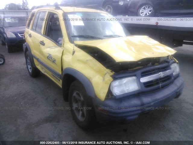 2CNBJ734346903801 - 2004 CHEVROLET TRACKER ZR2 YELLOW photo 1