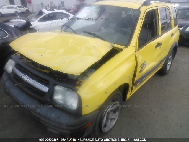 2CNBJ734346903801 - 2004 CHEVROLET TRACKER ZR2 YELLOW photo 6