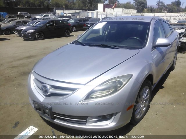 1YVHZ8CHXB5M02729 - 2011 MAZDA 6 I SILVER photo 2