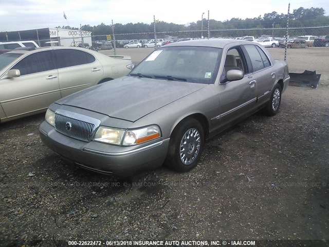 2MEFM74W03X643541 - 2003 MERCURY GRAND MARQUIS GS GOLD photo 2