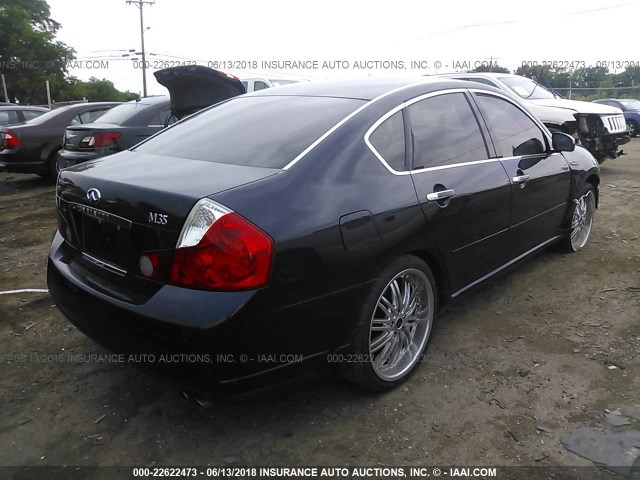 JNKAY01E07M304194 - 2007 INFINITI M35 SPORT BLUE photo 4