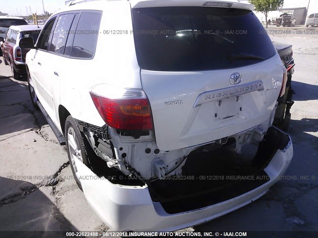 JTEDS42A292073991 - 2009 TOYOTA HIGHLANDER LIMITED WHITE photo 3