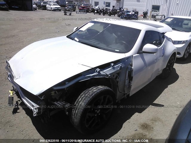 JN1AZ4EH3GM932621 - 2016 NISSAN 370Z TOUR/SPT/TECH/NISMO/TECH WHITE photo 2