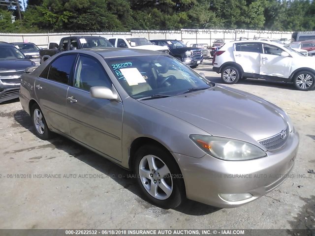 4T1BE32K72U501971 - 2002 TOYOTA CAMRY LE/XLE/SE Qızıl foto 1