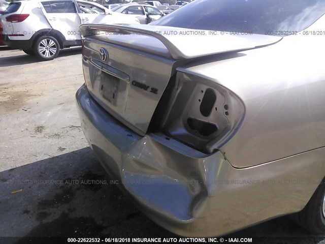 4T1BE32K72U501971 - 2002 TOYOTA CAMRY LE/XLE/SE Qızıl foto 6