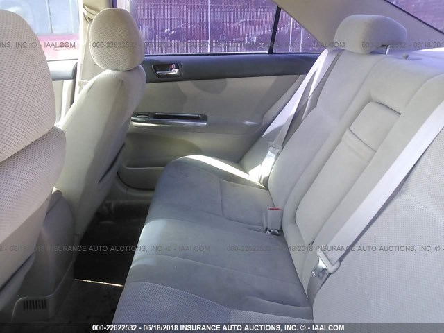 4T1BE32K72U501971 - 2002 TOYOTA CAMRY LE/XLE/SE Qızıl foto 8