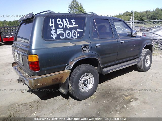 JT3VN39W1P0109758 - 1993 TOYOTA 4RUNNER VN39 SR5 GREEN photo 4