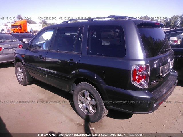 5FNYF28526B001223 - 2006 HONDA PILOT EX GRAY photo 3