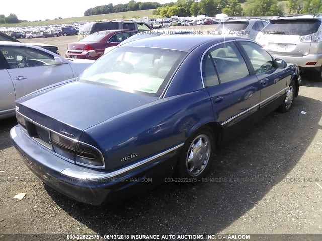 1G4CU5213V4627775 - 1997 BUICK PARK AVENUE ULTRA BLUE photo 4