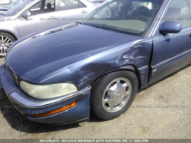 1G4CU5213V4627775 - 1997 BUICK PARK AVENUE ULTRA BLUE photo 6