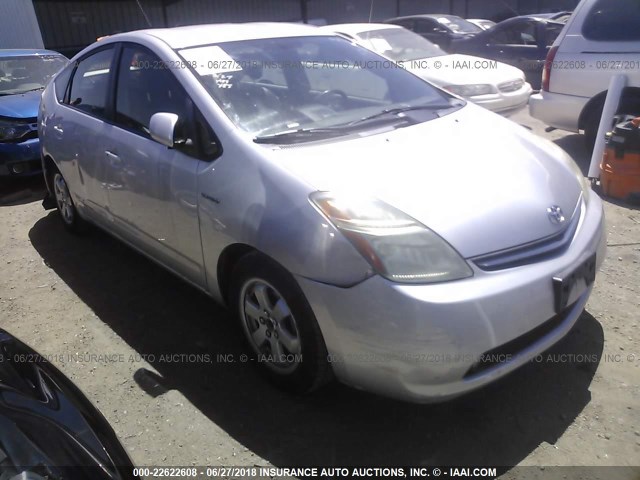 JTDKB20UX77576911 - 2007 TOYOTA PRIUS SILVER photo 1