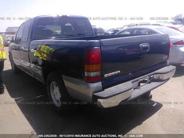 2GTEC19T7Y1171179 - 2000 GMC NEW SIERRA C1500 Dark Blue photo 3